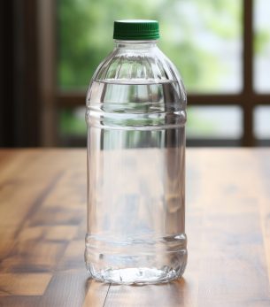 plastic water bottle, for mockup, on the table, product photography, presented, UHD, image stock –no text logo copy caption –style raw plastic water bottle, for mockup, on the table, product photography, presented, UHD, image stock --no text logo copy caption --style raw